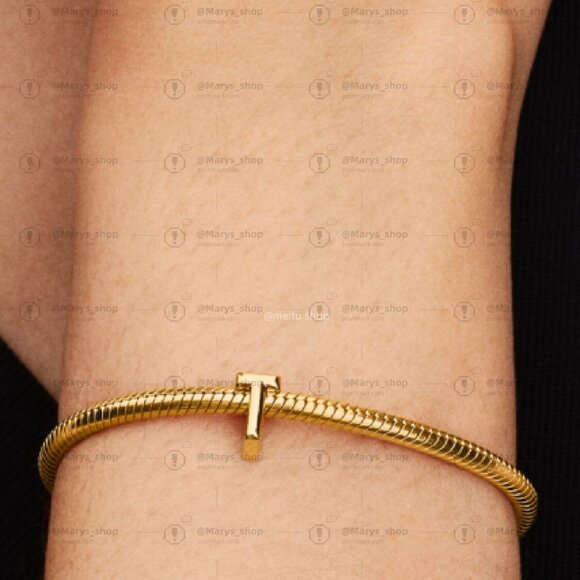 Pandora Letter T Alphabet Charm - Picture 4 of 5